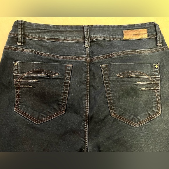 DKNY City Skinny Jeans Dark Wash Indigo Denim 6x 28 - Picture 6 of 7